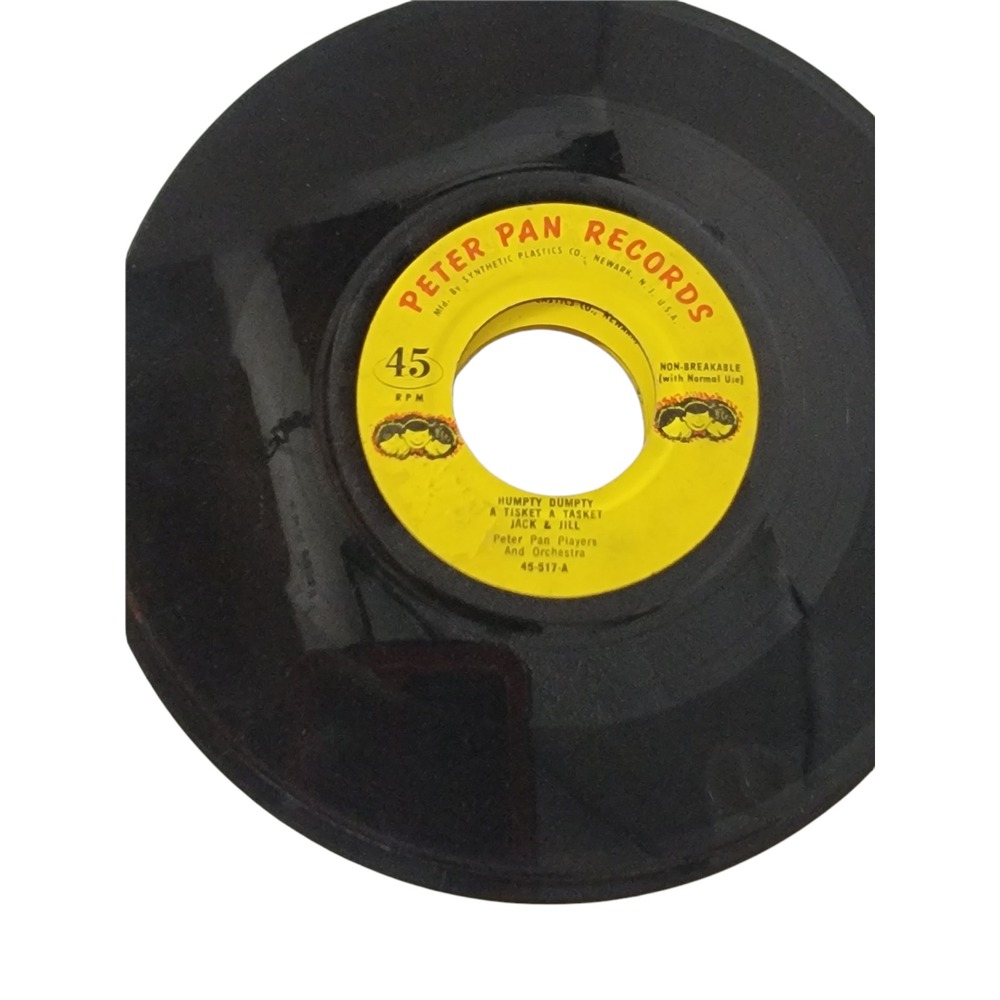 5 Vintage Peter Pan Records 45 RPM Vinyl Record Snow White,Jack & Jill,Frosty - Picture 5 of 6